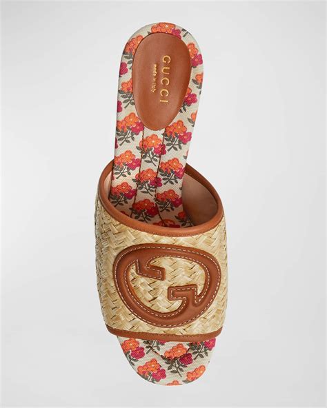 replica gucci men sandals|authenticate Gucci marmont raffia slides.